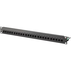 METZ CONN. Patchfeld schwarz l UAE 25X8(4)Kat. 130814-0203-E