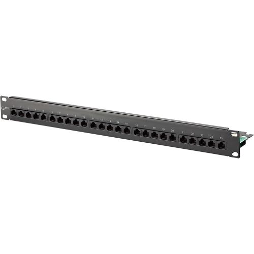 Bild: METZ CONN. Patchfeld schwarz l UAE 25X8(4)Kat. 130814-0203-E