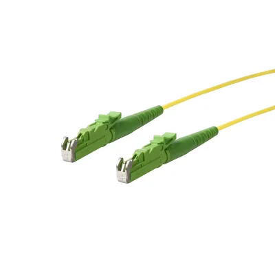 METZ CONNECT LWL-Patchkabel 151P3MAMA10E | E2000 APC | OS2 Singlemode | Simplex 1m | gelb