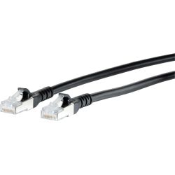 METZ CONN. Patchkabel S/FTP sw 10,0m Cat.6A 130845A000-E