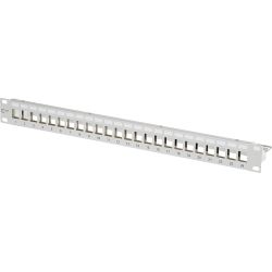 METZ CONN. Patchpanel Keystone 24x grau leer 130926-0003KE