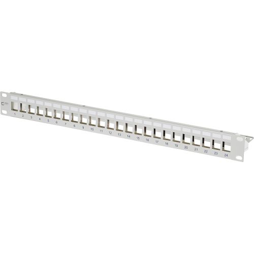 Bild: METZ CONN. Patchpanel Keystone 24x grau leer 130926-0003KE