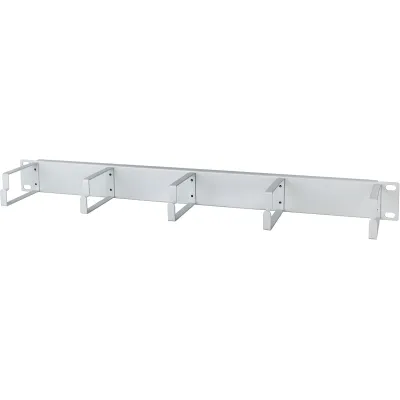 METZ CONNECT Kabelführungspanel 130894-03-03-E | Rangierfeld 19 Zoll 1HE | Metall | 75mm Breite | RAL 7035 grau