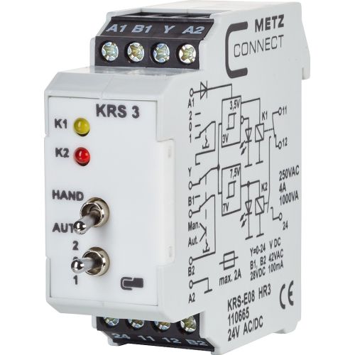 Bild: METZ CONN. Schnittstellenmodul 1W KRS-E08 HR3 24ACDC