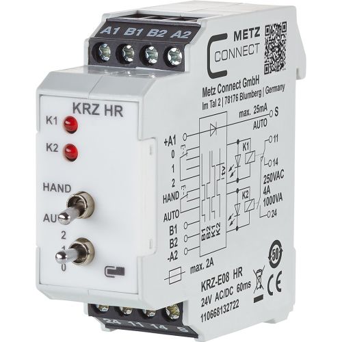 Bild: METZ CONN. Schnittstellenmodul 1W KRZ-E08 HR 24ACDC