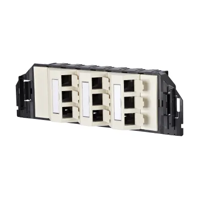 METZ CONNECT Unterflur-Anschlusseinheit 130B20S60901-E | Keystone 9 Port | Bodentank GB3 | IDC | Staubschutz | perlweiß