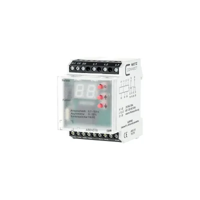 METZ CONNECT Überwachungsrelais ASD-C18 | 3-phasig | 230V/400V | 2 Wechsler | Asymmetrie einstellbar