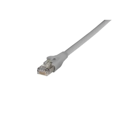 METZ CONNECT Patchkabel 13084C0533-E | Cat.6A S/FTP | 0,5m | RJ45 beidseitig | AWG27 | LSHF halogenfrei | grau