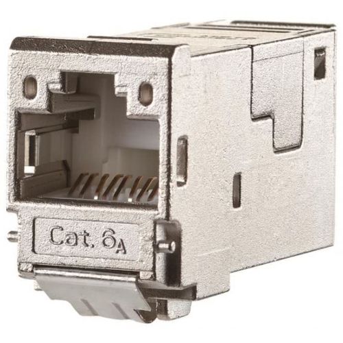 Bild: Metz Connect 130910-I Modular-Buchse Cat6A RJ45 26-22AWG E-DAT modul Cat.6A