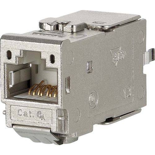 Bild: Metz Connect 130B11-E Modular-Buchse Cat6A RJ45 26-22AWG C6Amodul 180 Jack