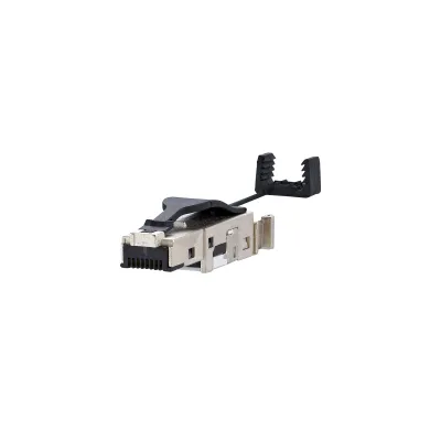 METZ CONNECT Stecker 1401405012-I | RJ45 Feldkonfektionierbar Cat.6 | 8-polig | geschirmt | AWG 22-26 | Silber