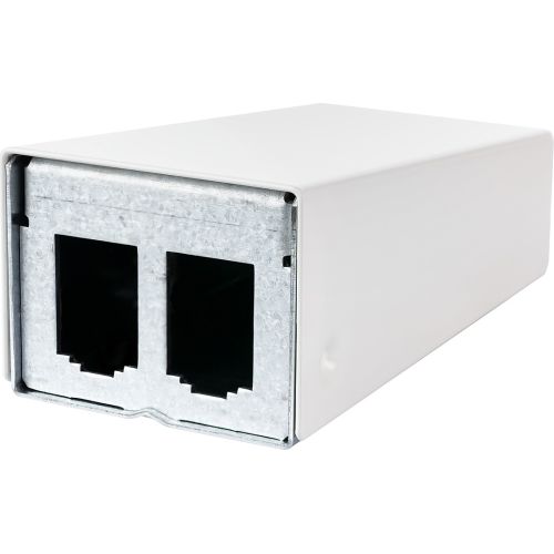 Bild: METZ CONNECT/BTR Netcom Aufputzgehäuse 2 Port reinweiß unbestückt
