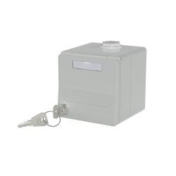 METZ CONNECT/BTR Netcom Aufputzgehäuse IP44 2 Port unbest. f. MC Modul grau