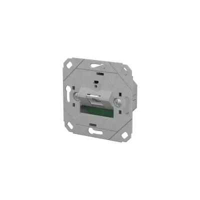 METZ CONNECT RJ45 Anschlussdose 130D371200-I | Cat6A | 1 Port | IDC Schneidklemme | Unterputz/Kanal | geschirmt | grau