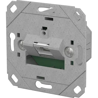 METZ CONNECT RJ45 Anschlussdose 130D371200-I | Cat6A | 1 Port | IDC Schneidklemme | Unterputz/Kanal | geschirmt | grau