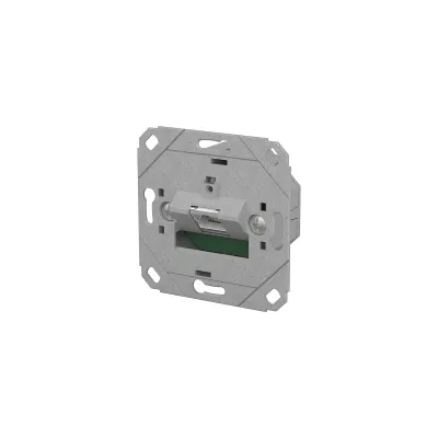 METZ CONNECT RJ45 Anschlussdose 130E371200-I | Cat6A LSA++ | 1 Port | UP0 | geschirmt | Kanaleinbau | Metall | grau