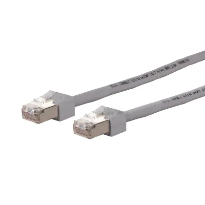 METZ CONNECT Patchkabel 13084U3033-E | Cat6 S/FTP | RJ45 | 3m | AWG26 | Ultraflex500 | VoIP geeignet | grau