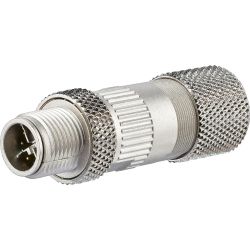 METZ CONNECT/BTR Netcom Stecker M12 X-kodiert Cat.6A feldkonfektionierb.