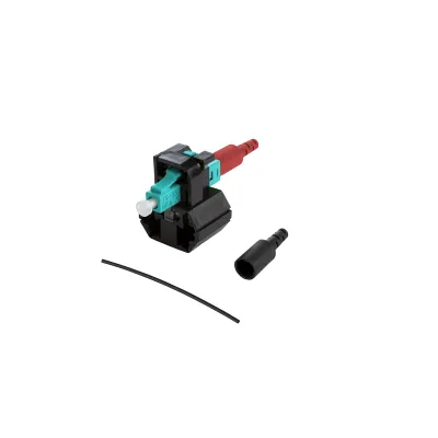 METZ CONNECT Steckerbausatz LC LWL-Stecker Multimode OM4 | Keramik-Ferrule | feldkonfektionierbar | 10 Stück