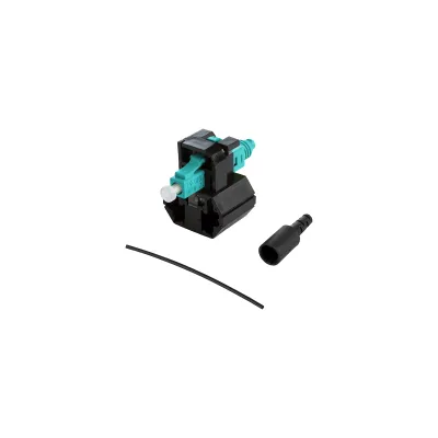 METZ CONNECT Steckerbausatz LC LWL-Stecker Multimode OM4 | Keramik-Ferrule | feldkonfektionierbar | 10 Stück