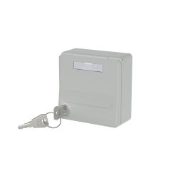 METZ CONNECT/BTR Netcom Unterputzgehäuse IP44 2 Port unbest. f. MC Modul grau