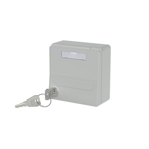 Bild: METZ CONNECT/BTR Netcom Unterputzgehäuse IP44 2 Port unbest. f. MC Modul grau