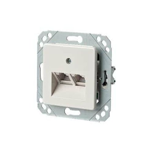 Bild: METZ CONNECT IAE design 2x8(4)R UPk Miniklemme p Anschlussdose Cat3 pws