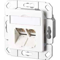 Metz E-DAT Design 8/8(8 UPK 1307441102-I Cat5e Class E RAL 9010