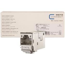 Metz E-DATmodul Cat.6A Buchse 130910-Z Umverpackung a 12 Stk
