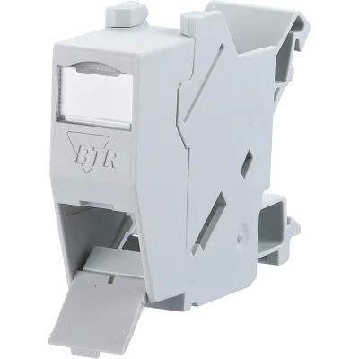 METZ CONNECT E-DAT Modul REG-Gehäuse leer 1309426103-E | Hutschiene TH35 | 1TE | IP20 | Kunststoff | lichtgrau