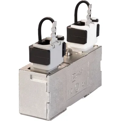 METZ CONNECT Kabelverbinder 130863-06-E | Cat.6A RJ45 feldkonfektionierbar | 360° gewinkelt | geschirmt | IDC