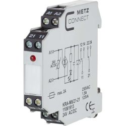 Metz Koppel- KRA-M8/21-21 24VAC/DC 2WE Baustein KRA-M8/21-21 24 V AC-DC