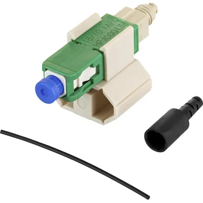 METZ CONNECT LWL-Stecker 1509QAEA0010-E | SC APC Singlemode OS2 | feldkonfektionierbar | Keramik-Ferrule | 10 Stück