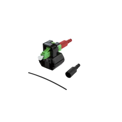 METZ CONNECT LWL-Stecker 1509QAJA0010-E | LC APC OS2 Singlemode | feldkonfektionierbar | klemmen | Keramik | grün