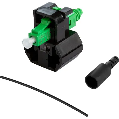 METZ CONNECT LWL-Stecker 1509QAJA0010-E | LC APC OS2 Singlemode | feldkonfektionierbar | klemmen | Keramik | grün