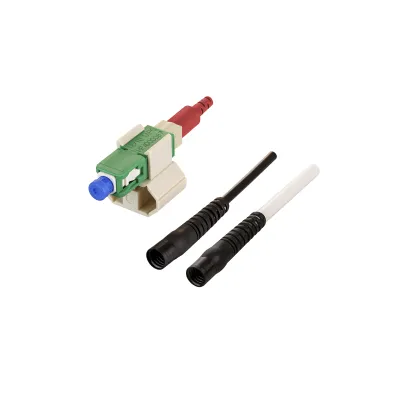 METZ CONNECT LWL-Stecker 1509QKEA0010-E | SC APC | Singlemode OS2 | feldkonfektionierbar | Keramik | 10 Stück | grün