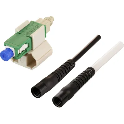 METZ CONNECT LWL-Stecker 1509QKEA0010-E | SC APC | Singlemode OS2 | feldkonfektionierbar | Keramik | 10 Stück | grün