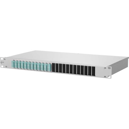 Bild: Metz OpDAT fix 12xSC-D OM3 150255BA12-E Spleißbox bestückt 150255BA12-E