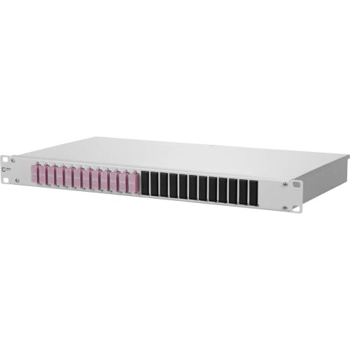 Bild: Metz OpDAT fix 12xSC-D OM4 150257BB12-E Keramik erikaviolett 19z 1HE Spleißbox
