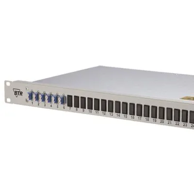 METZ CONNECT LWL-Patchfeld 1502597406-F | 19 Zoll 1HE | 6x LC-Duplex OS2 Singlemode | OpDAT fix | mit Pigtails | grau