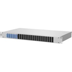 Metz OpDAT fix 6xSC-D OS2 150259E206-E Keramik blau bestückt 19z Spleißbox