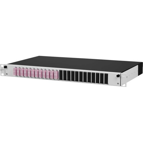 Bild: Metz OpDAT slide Spleißbox 150267BB12-E 12xSC-D Keramik erikavio Pigtails OM4