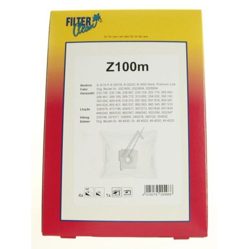 Bild: Microfilter-Set für Staubsauger Filterclean FL0009K 4 Mikrobeutel + 2 Mikrofilte
