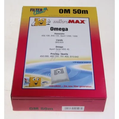 Micromaxx Staubsaugerbeutel Filterclean FL0019K 5er-Pack