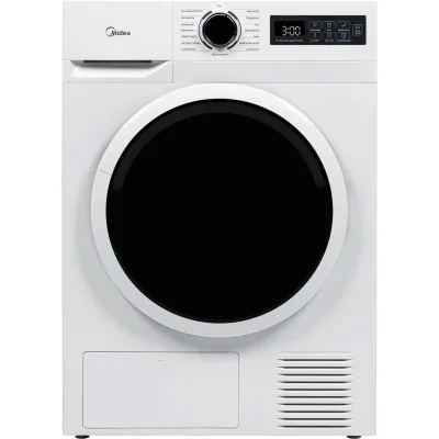 Midea Wärmepumpentrockner MD110H70B-D | 7 kg | 15 Programme | Knitterschutz | Energieeffizienz D | Trommelbeleuchtung