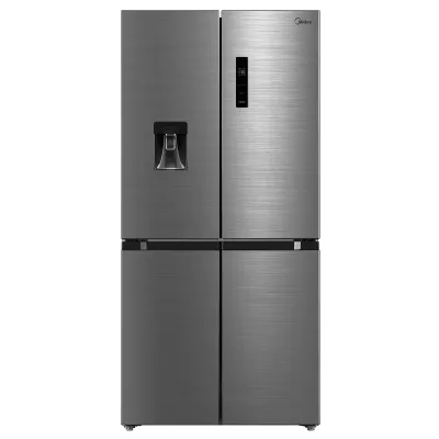 Midea Kühl-Gefrierkombination Cross Door MDRM632FGD46W | French Door | 470l | NoFrost | LED | Edelstahl