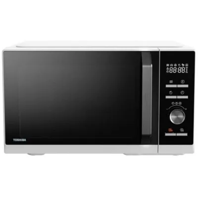 TOSHIBA Mikrowelle 3in1 MW3-SAC23SF(WH) | 23L | Grill & Heißluft | App-steuerbar | Air Fry | Edelstahl | weiß