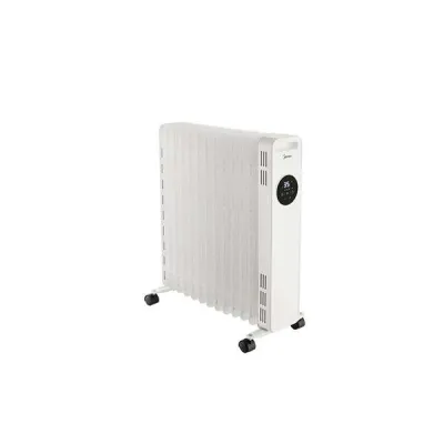 Midea Öl-Radiator NY2513-20MR | 2.500W | 13 Rippen | Fernbedienung | Thermostat | Timer | Kippschutz | Weiß, B-Ware
