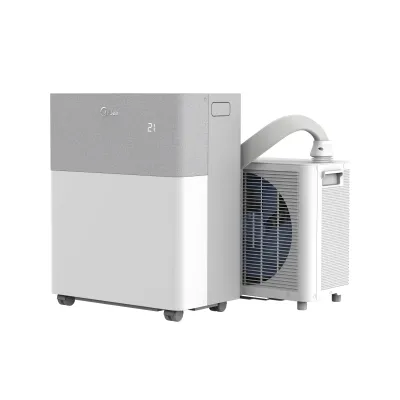 Midea mobiles Split-Klimagerät PortaSplit Cool 8.000 BTU 2,3 kW | A++ | Für 28 m² | WLAN App-Steuerung | Silent 38 dB