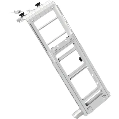 Midea Universal Fensterhalterung 10002312 für PortaSplit Klimagerät | Metall | Weiß | für schräge Wände & Dachfenster